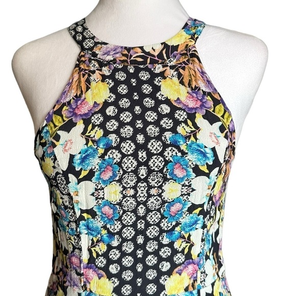 Minkpink Floral Halter Multicolored Dress Size Small - Picture 6 of 17